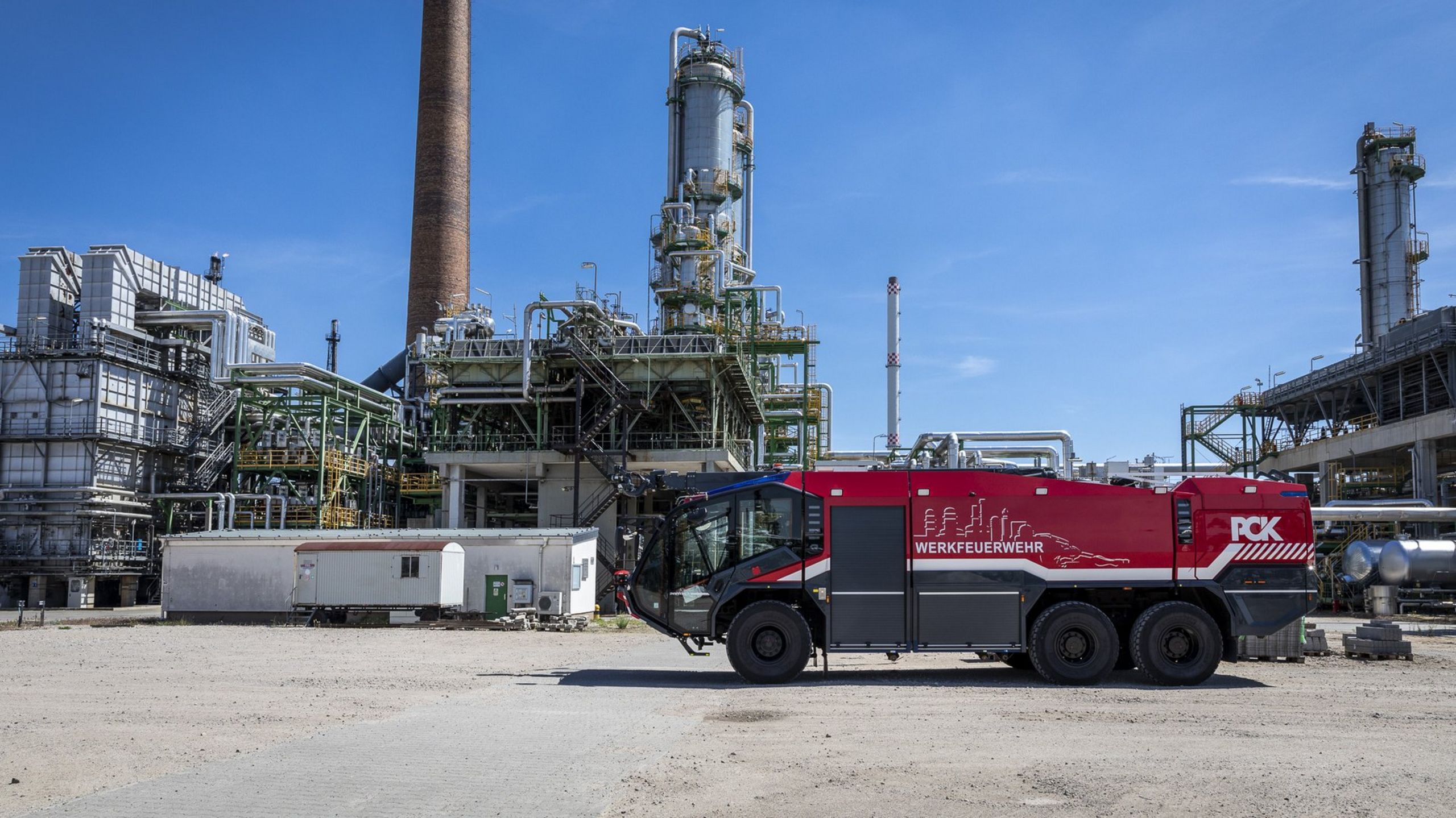30 Years PANTHER - PANTHER takes a detour In operation for the PCK Schwedt plant fire department