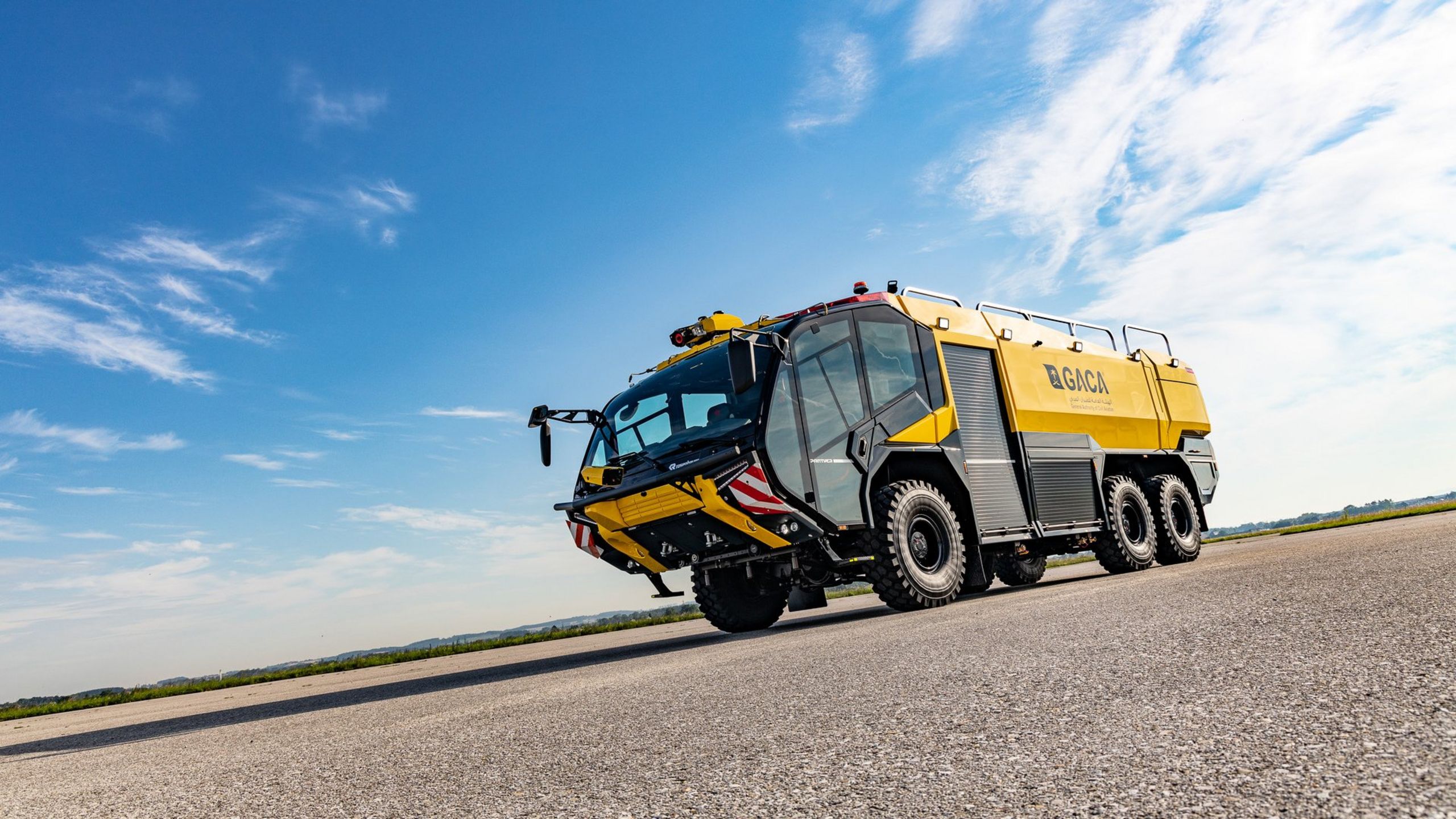 30 Years PANTHER - Große Verantwortung PANTHER 6x6 GACA (General Authority of Civil Aviation)