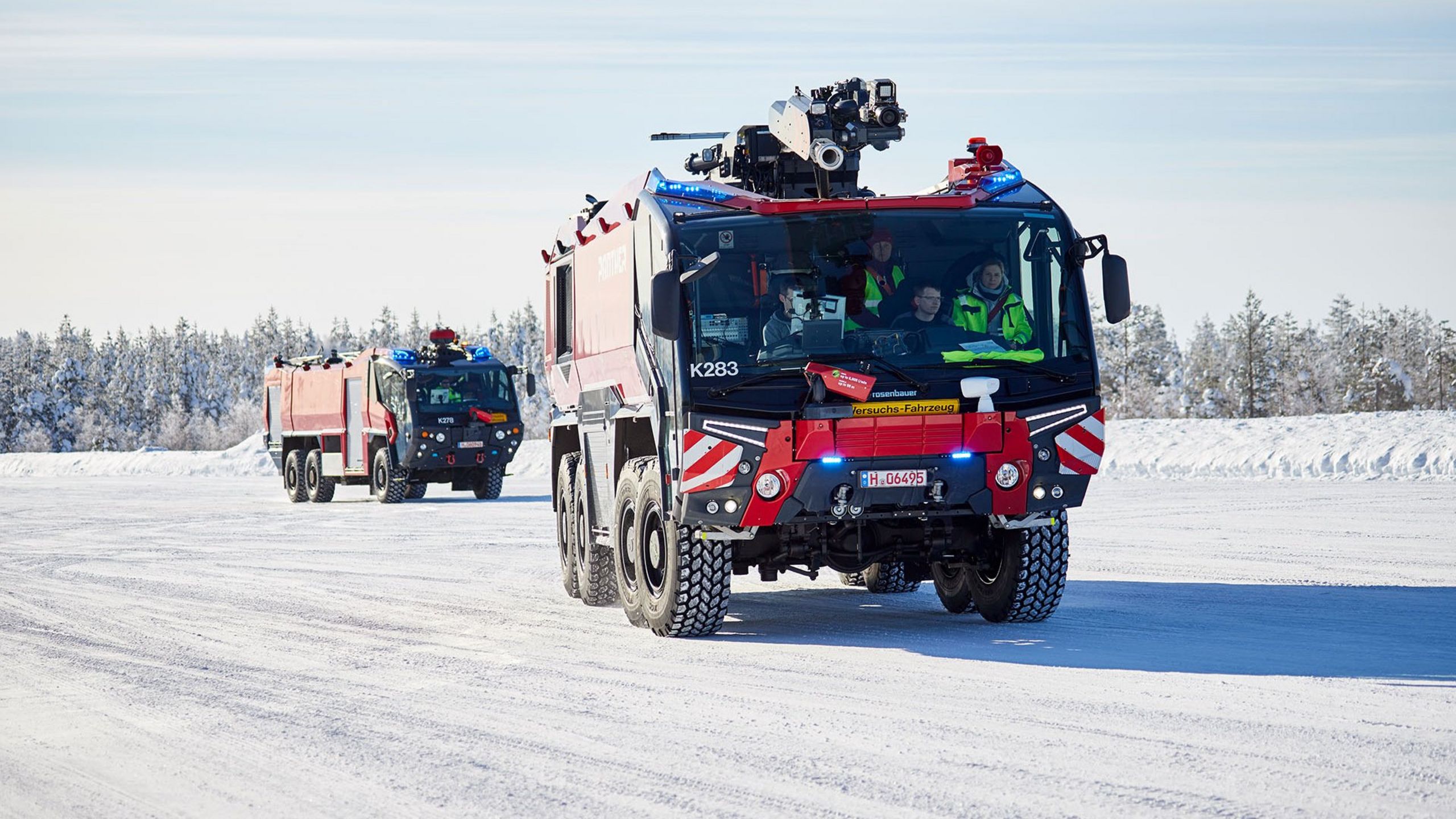 Safely around the turn PANTHER 8x8 and PANTHER 6x6 under test