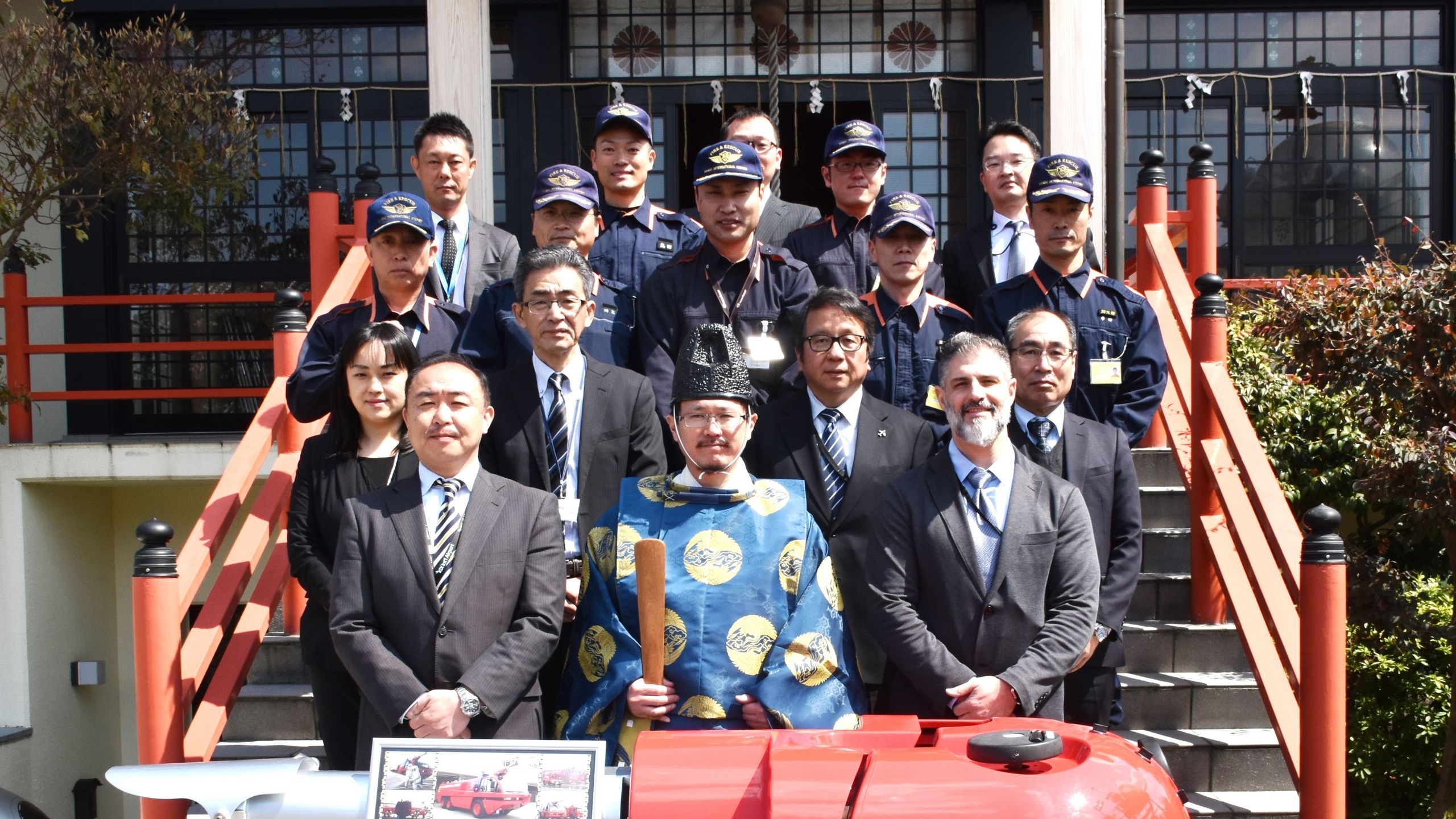30 Years PANTHER - Welcome Place of honor at the Shinto shrine at Kansai International Airport in Japan