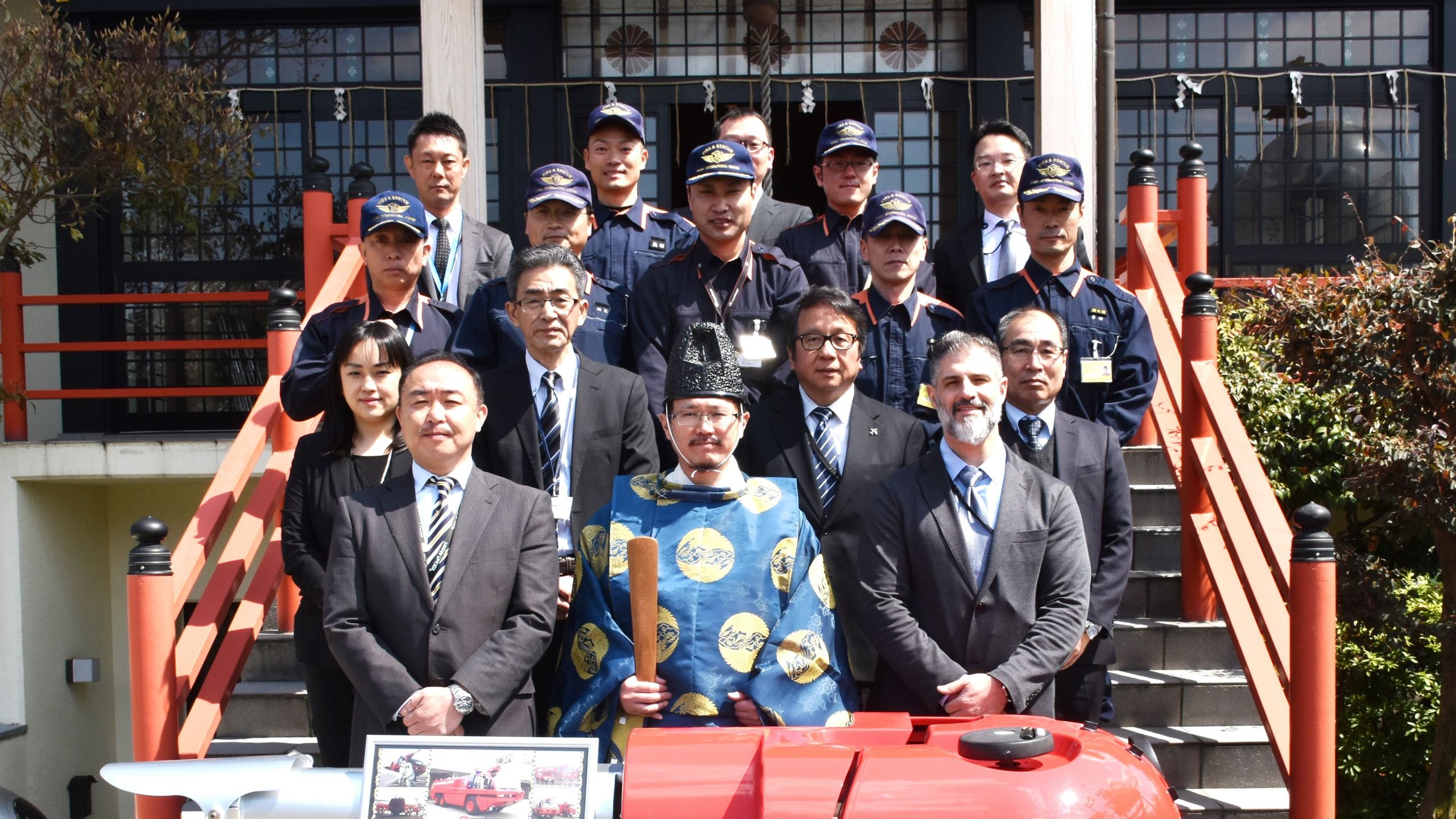 30 Years PANTHER - Willkommen Ehrenplatz im Shinto-Schrein des Kansai International Airport in Japan
