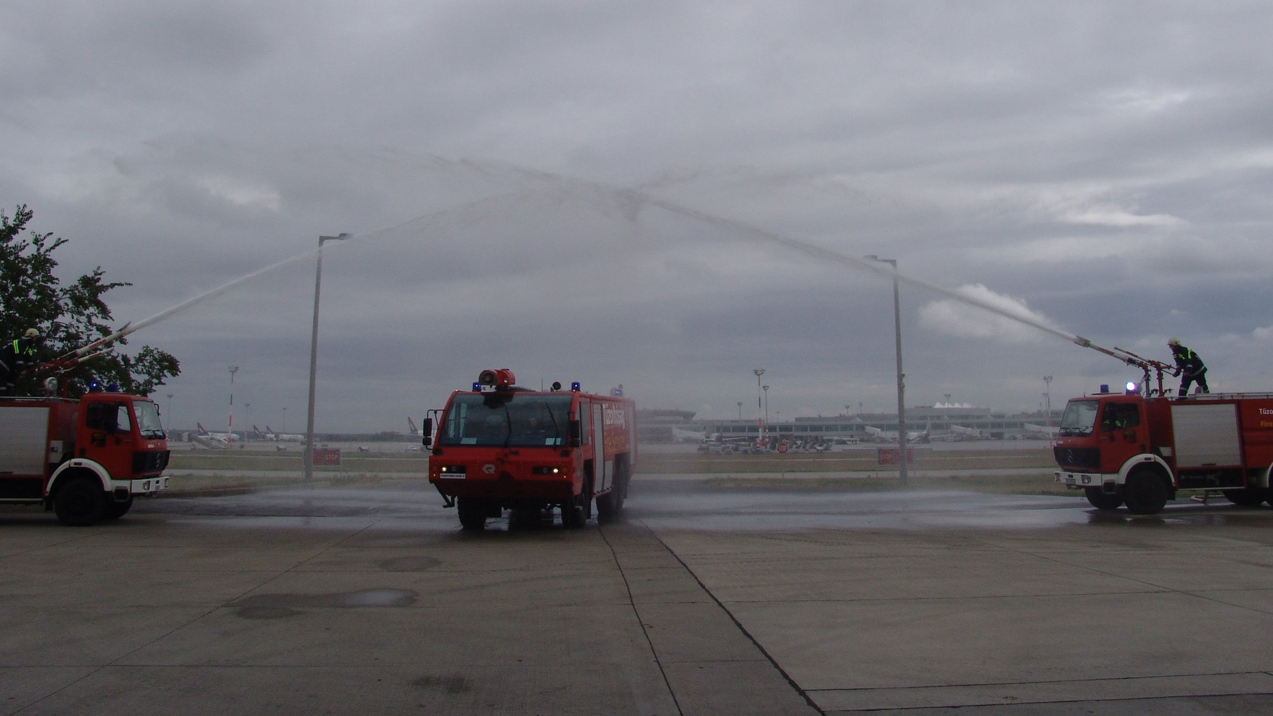 30 Years PANTHER - Welcome "Water Salute" in Budapest, Hungary