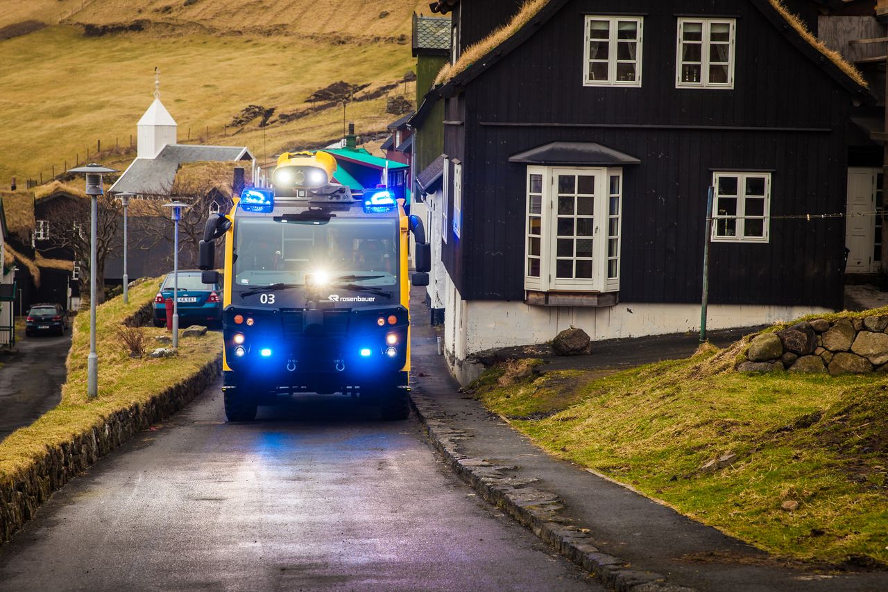 Auch in einer Hauseinfahrt findet der PANTHER Platz.