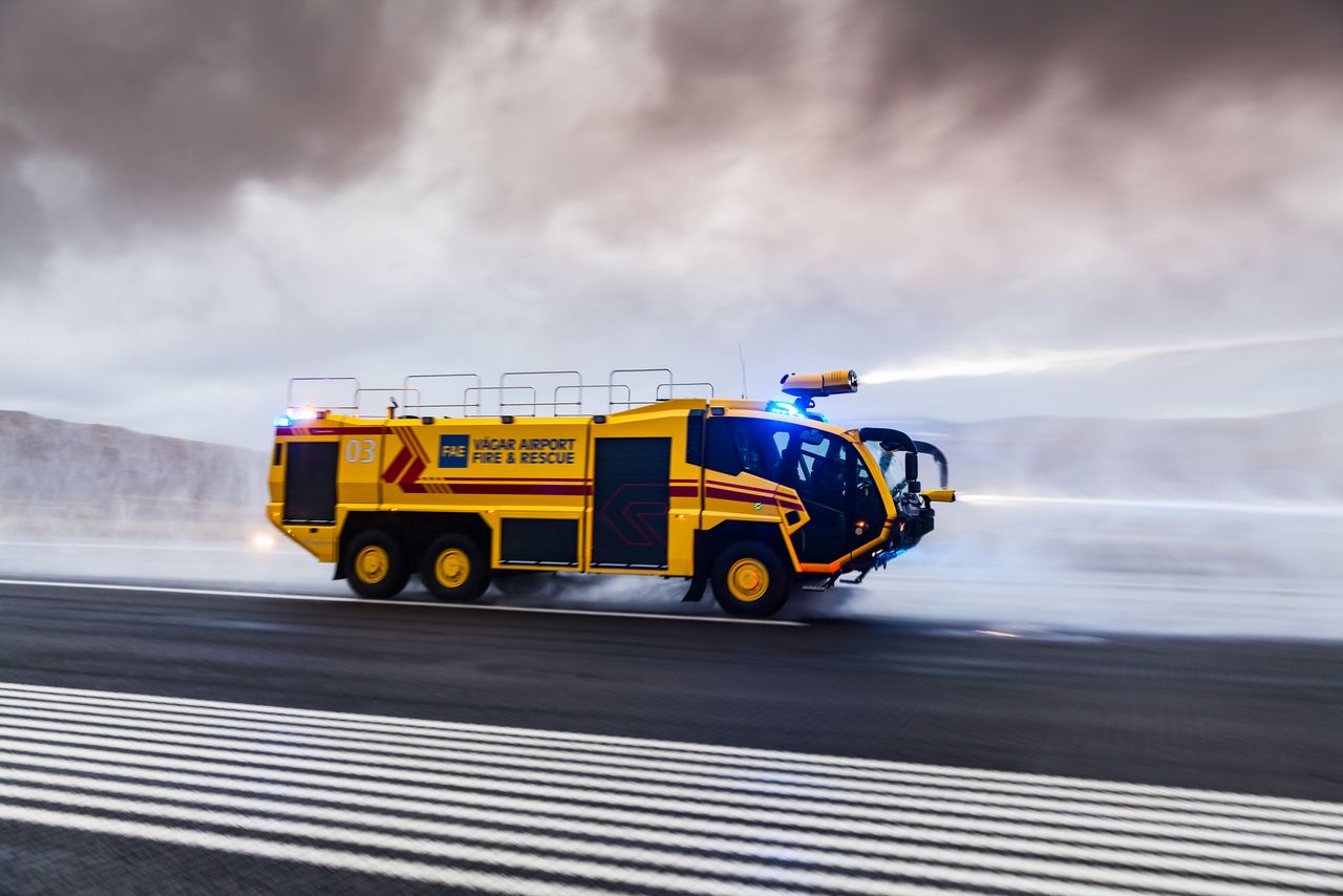 Auch im Nebel bietet der PANTHER perfekte Sicht.