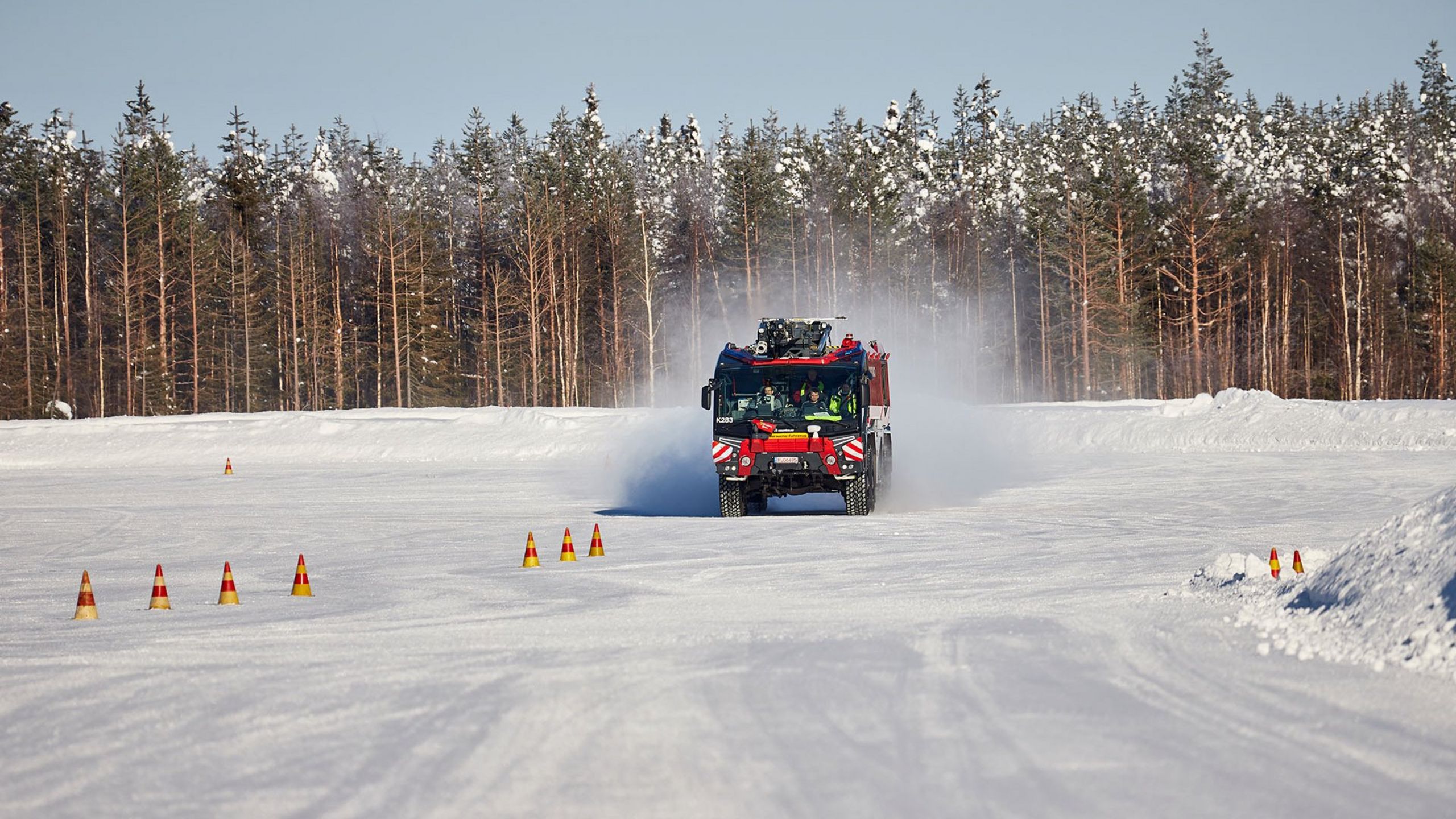 Safely around the turn Full speed ahead