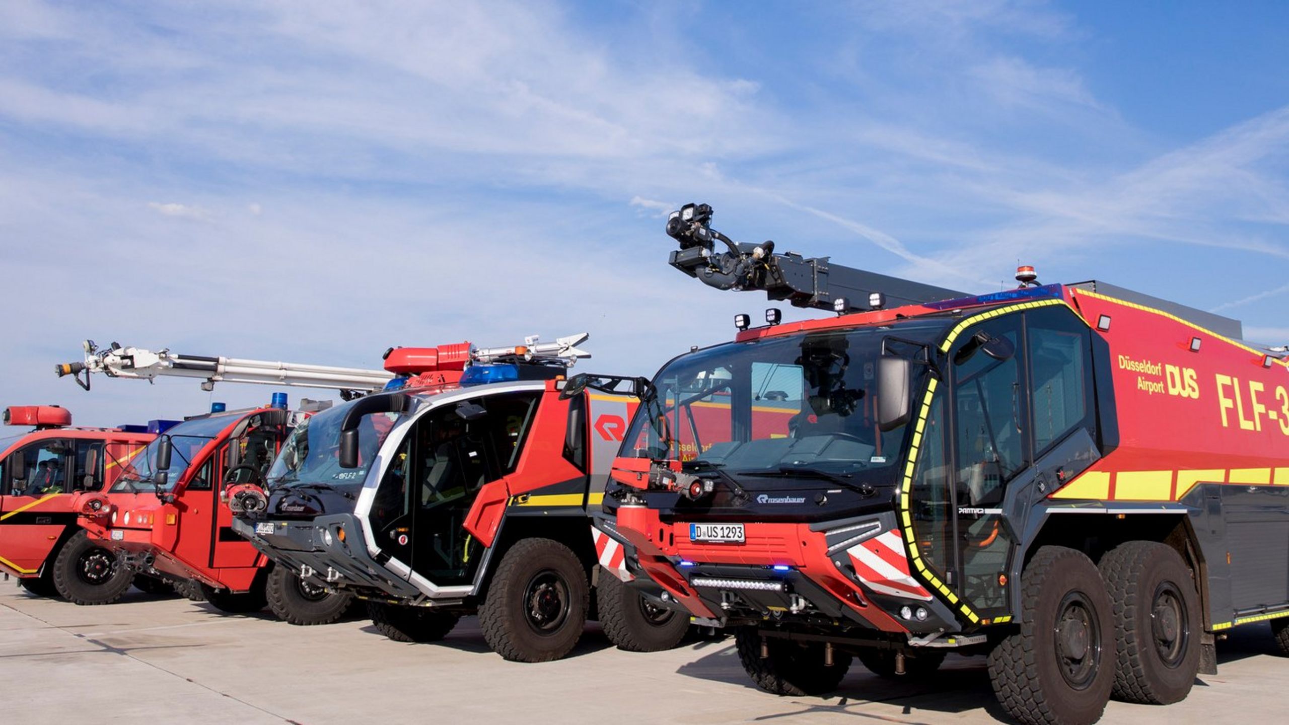 30 Years PANTHER - Safety first All generations of the PANTHER at Düsseldorf Airport